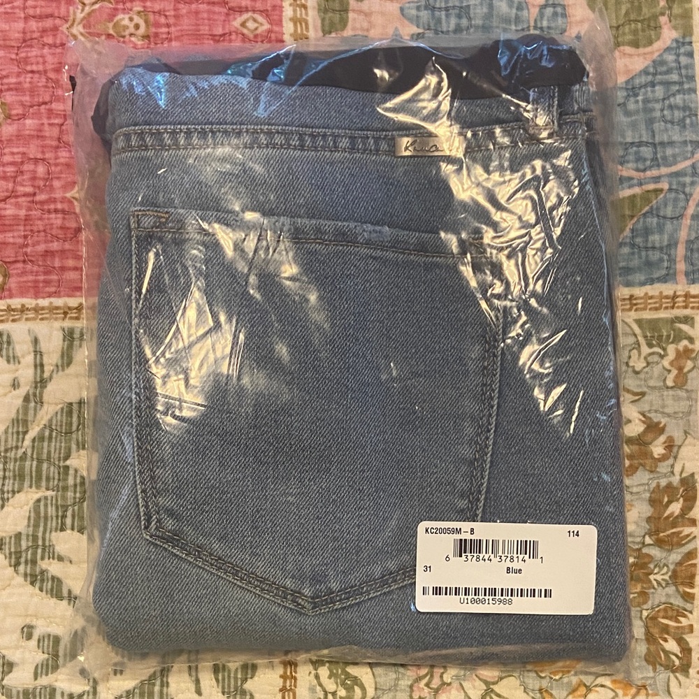 Pinkblush Women's Maternity Boot Cut Jeans - Blue size 31